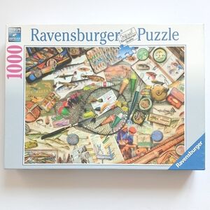 Fishing Fun by Aimee Stewart 1000-piece puzzle by Ravensburger